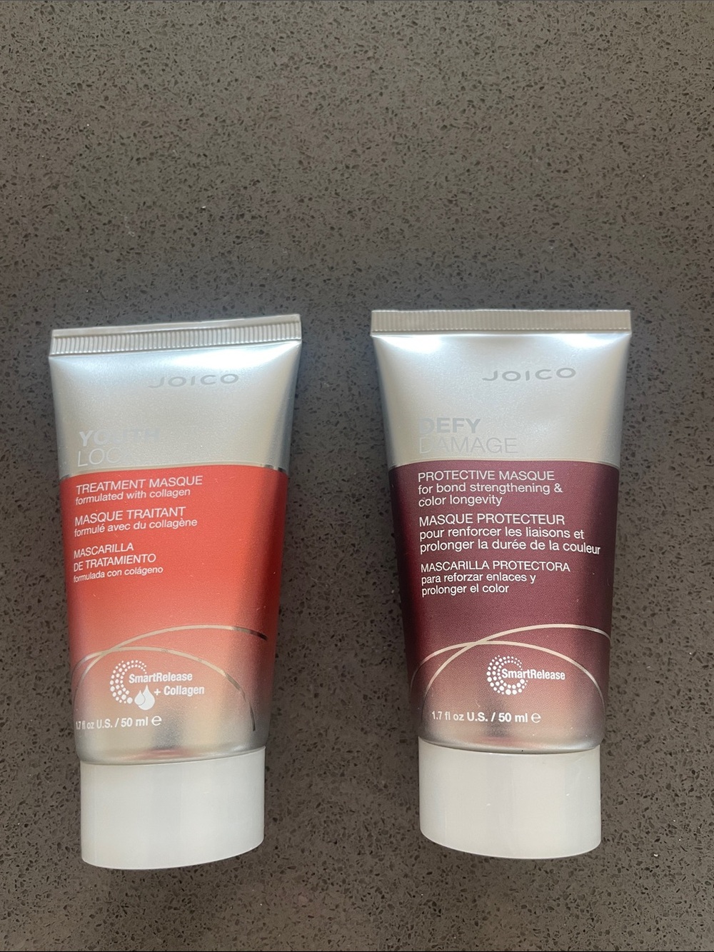 Joico Treatment & Protective Masques in Coral and Burgundy
